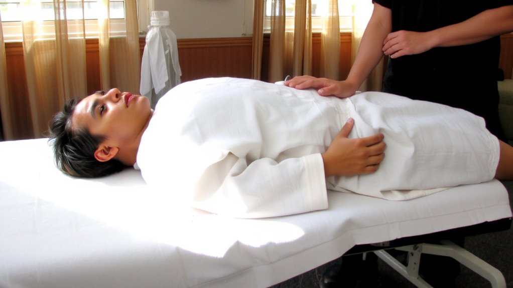 activate relaxation through diaphragmatic breathing
