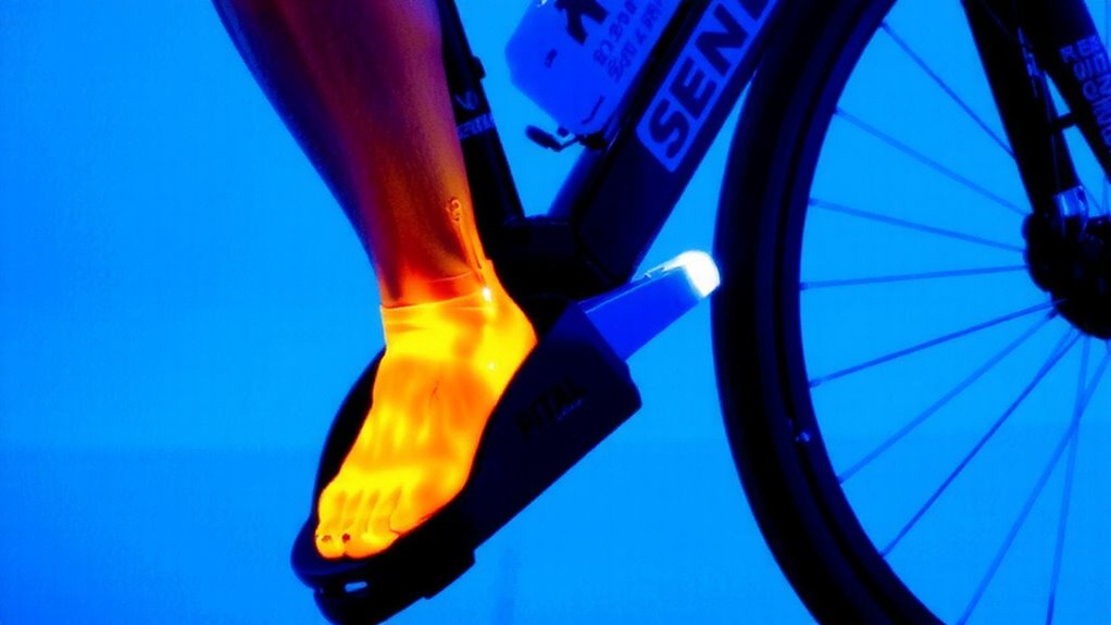 ankle misalignment from cycling