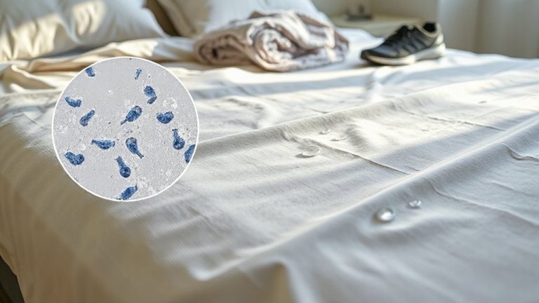 anti microbial bedding prevents sweat bacteria