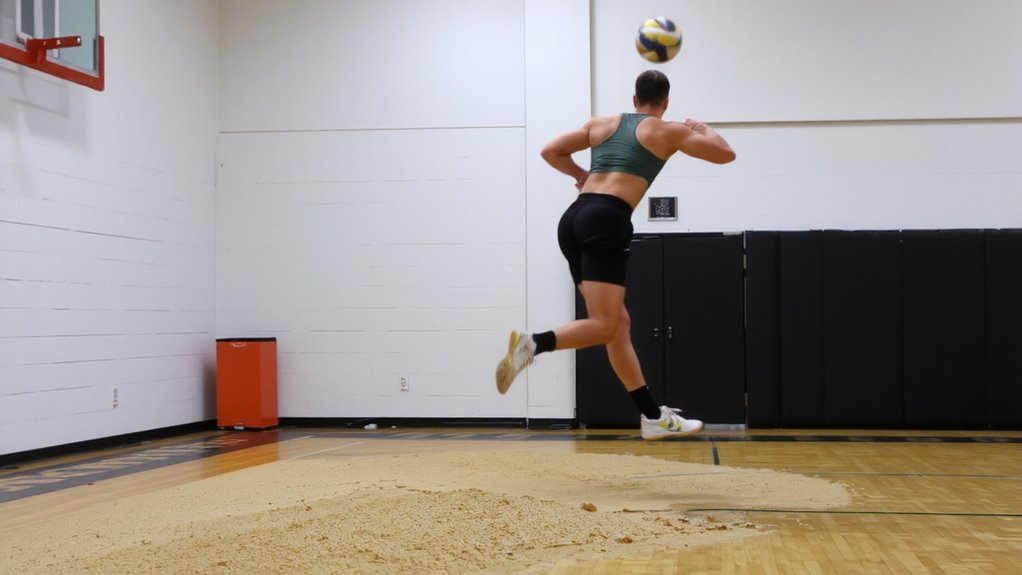 arm restricted jump training