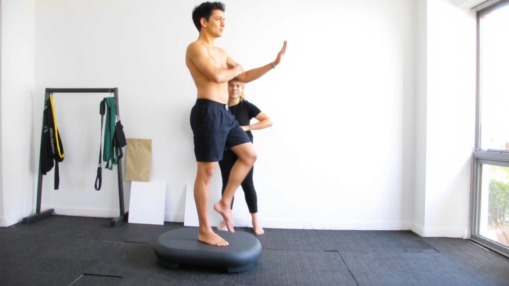 balance board accelerates recovery