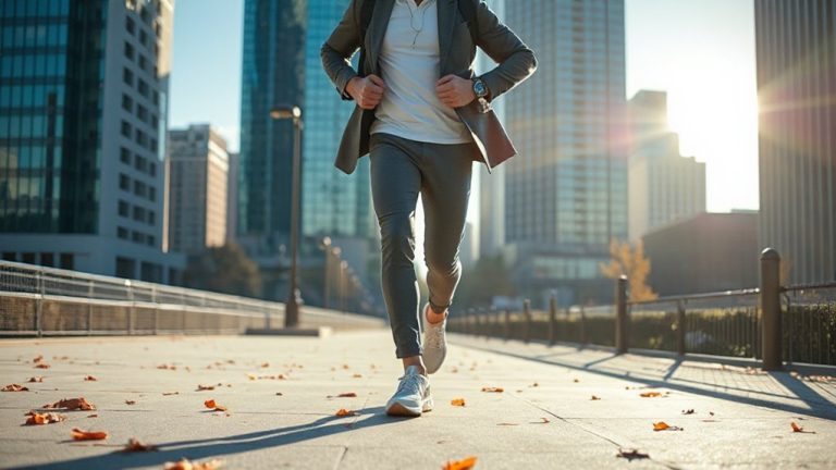 brisk walking for office workers