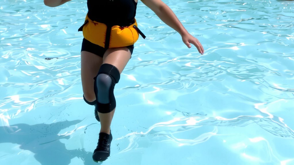 buoyancy reduces joint stress