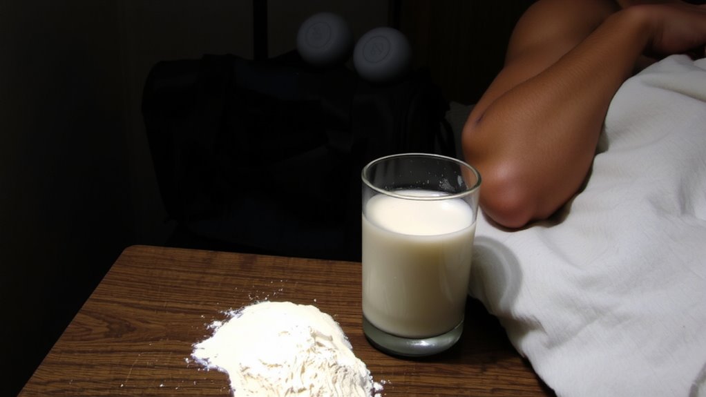 casein overnight muscle protection
