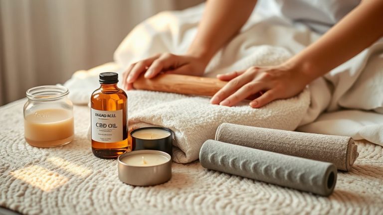 cbd massage recovery products