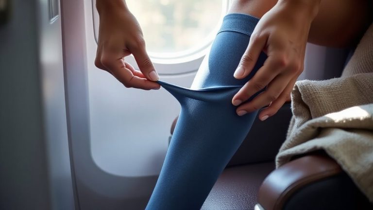 compression sleeves prevent travel swelling