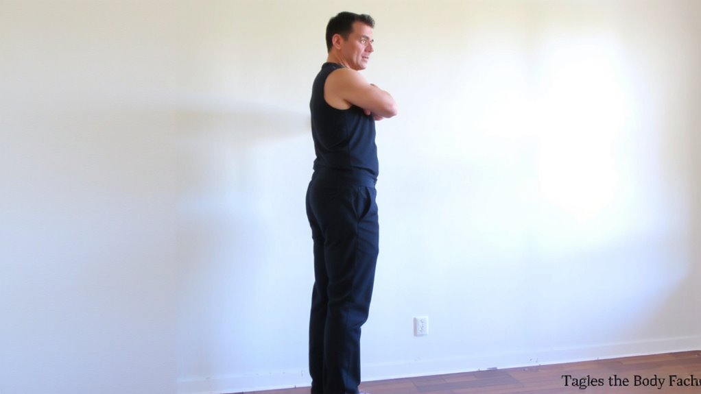 controlled cross body shoulder activation
