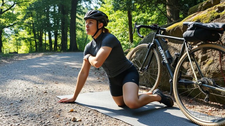 cyclist hip flexor relief