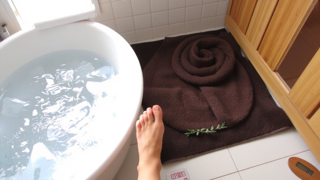 diy contrast therapy at home