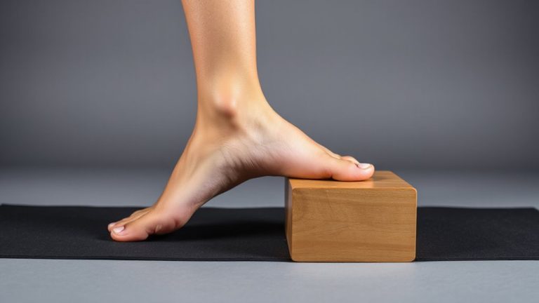 dorsiflexion with heel support