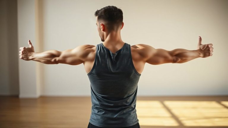 dynamic arm circles for rotator cuff