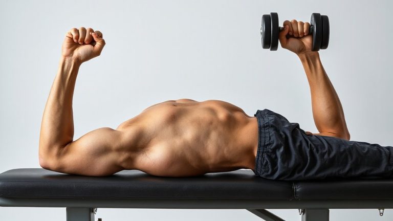 eccentric dumbbell serratus strengthening