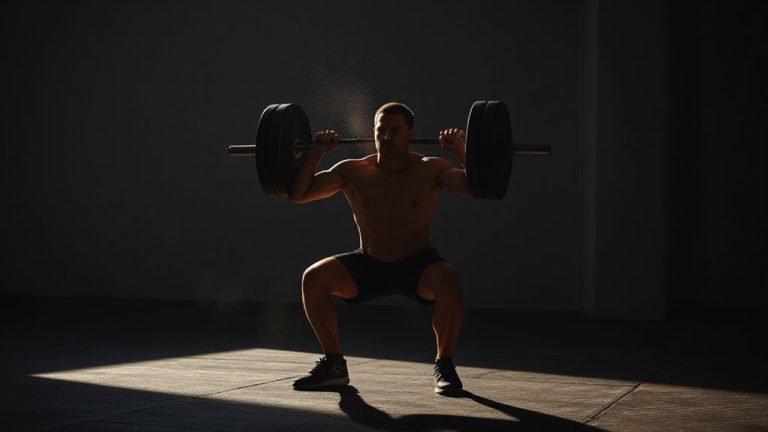 eccentric front squats enhancement