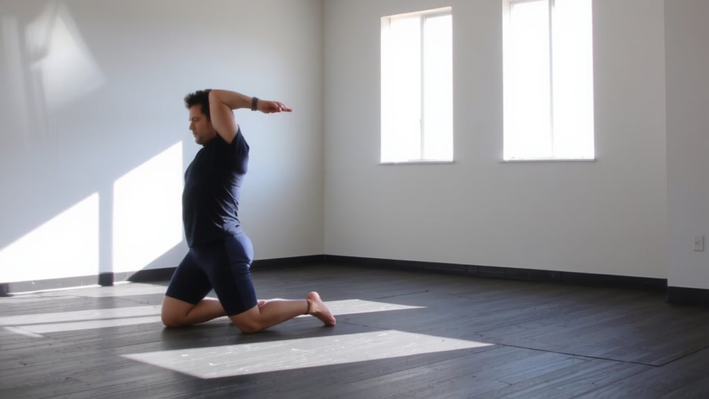 elbows aligned shoulders stabilized