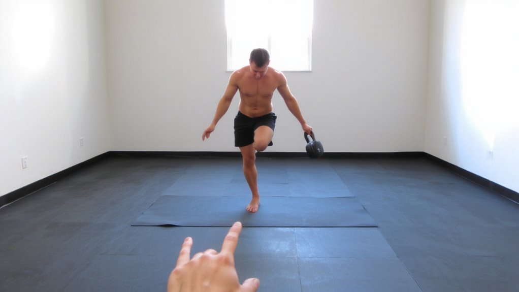 eyes closed single leg rdl