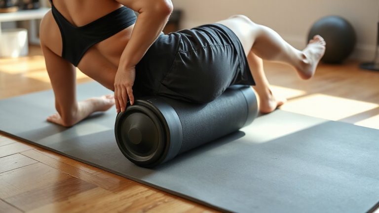 foam roll glute piriformis