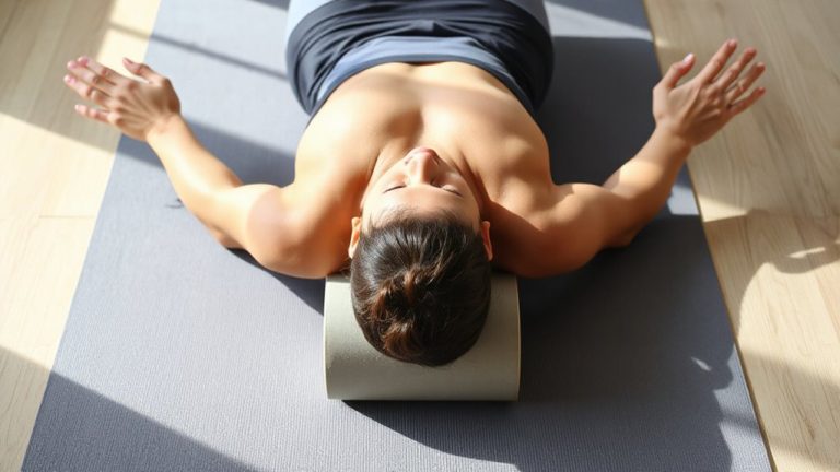 foam roller mid back extension