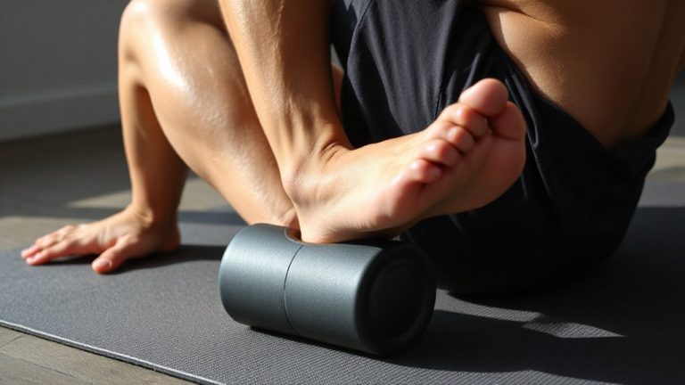 foam rolling peroneals for stability