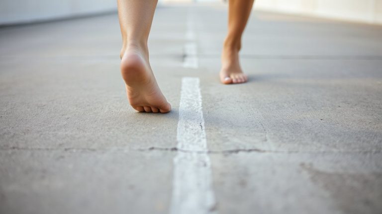 heel toe walks for ankle control