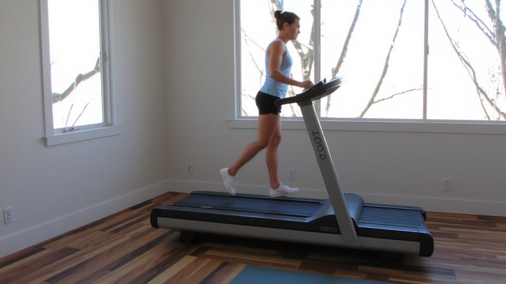 incline walking for back relief