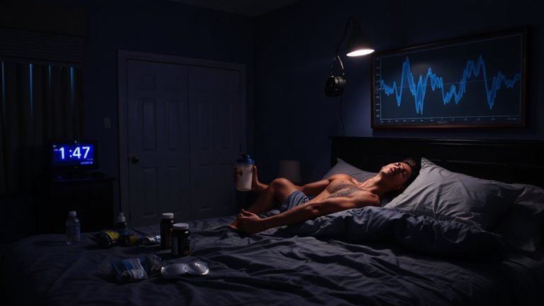 late night protein shakes and sleep
