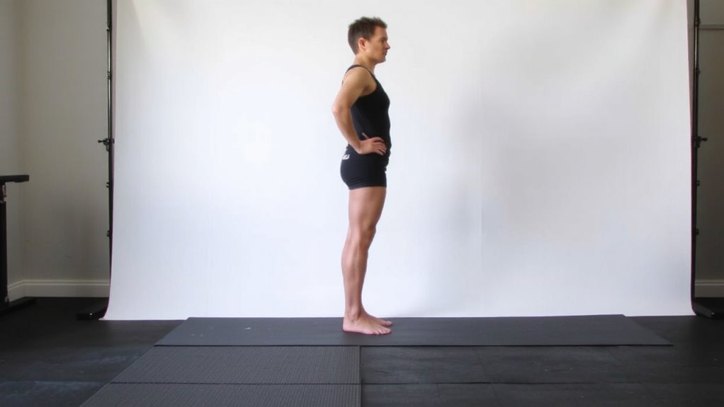lean forward from waist