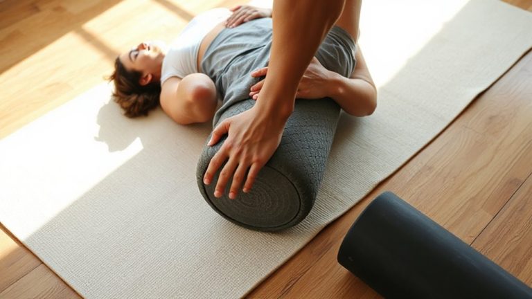 lower body foam rolling