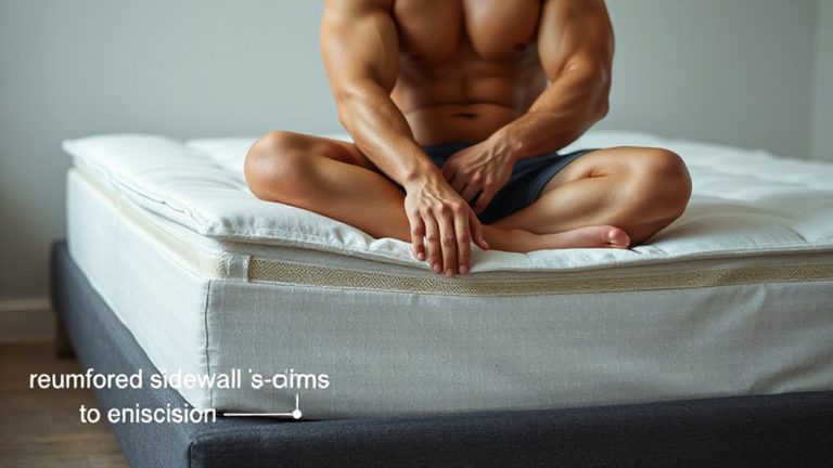 mattress edge support for athletes