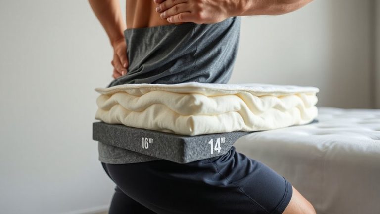 mattress thickness and side sleeping relief