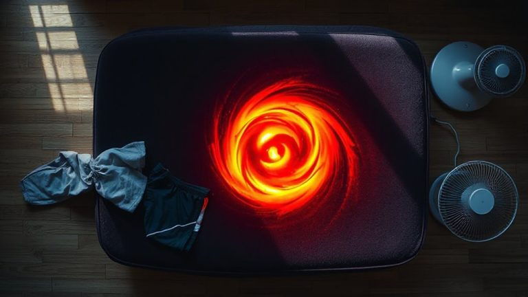 memory foam overheating athletes sleep