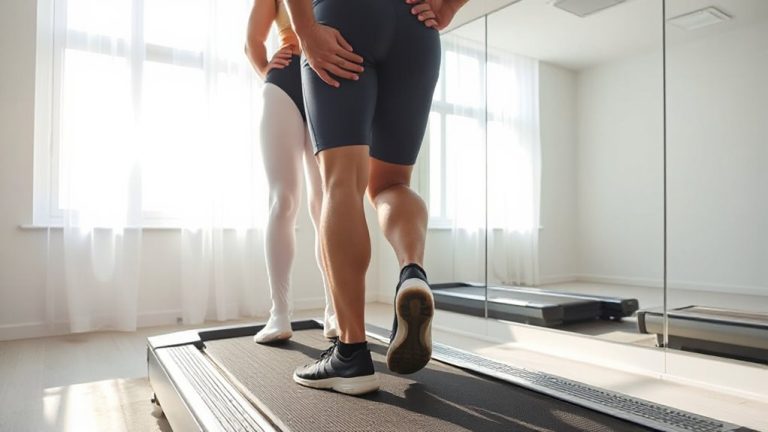 mirror guided pelvic drop retraining