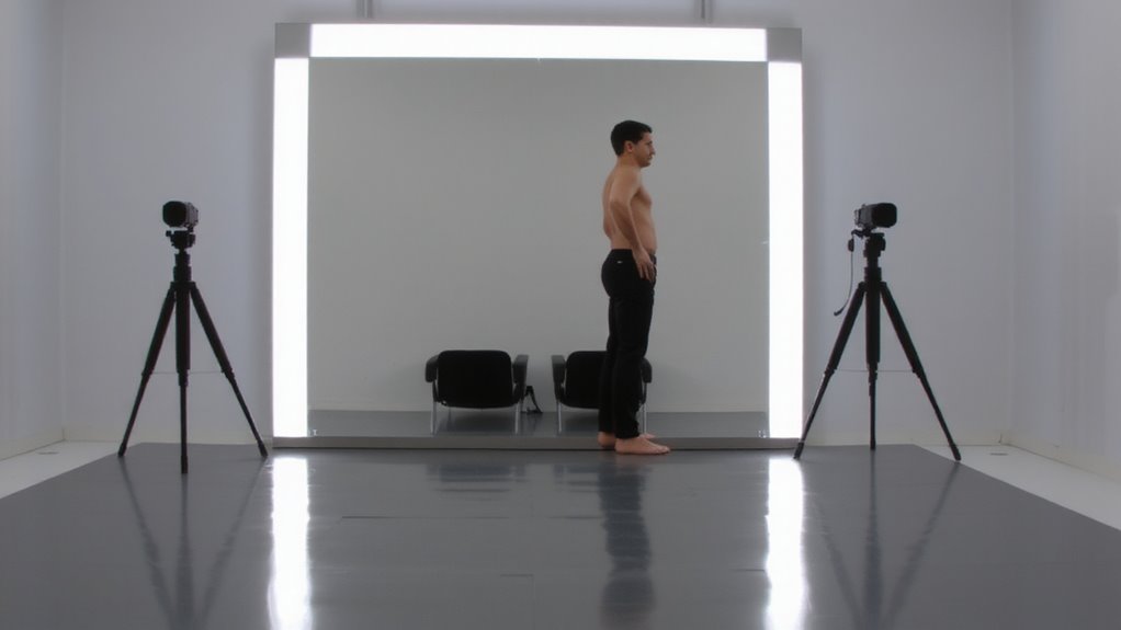 mirror training rewires gait