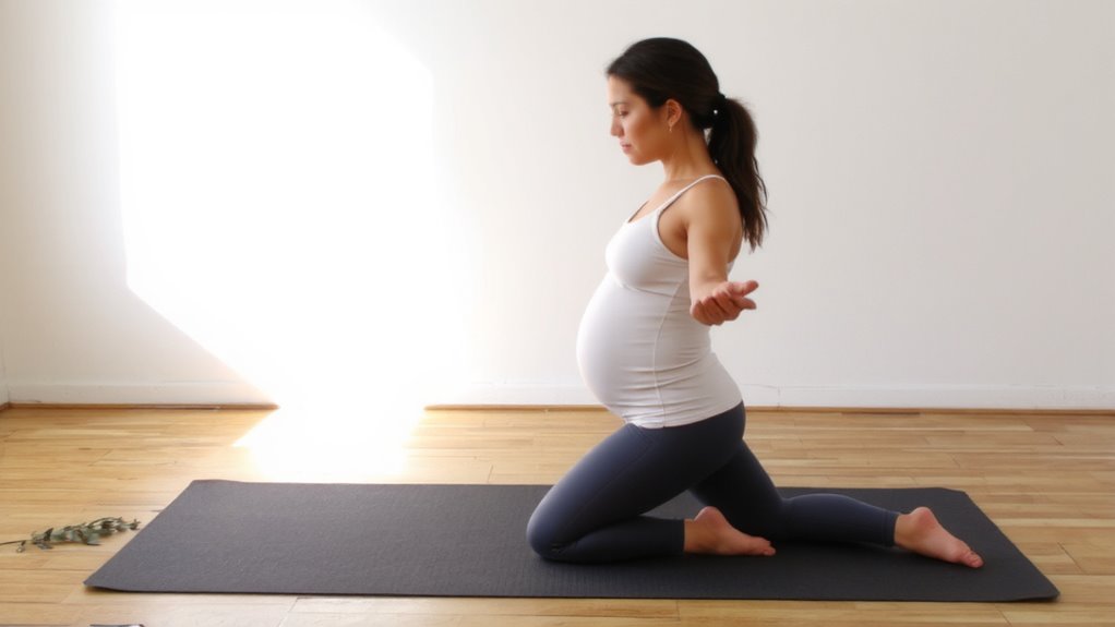 modified child s pose support