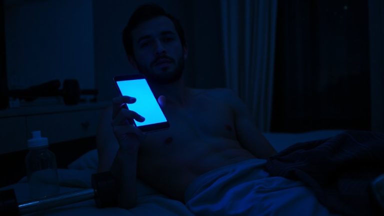 nighttime phone use hinders recovery