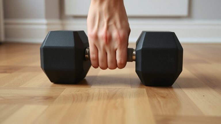 non slip floor safe hex dumbbells