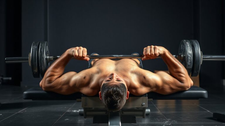 paused eccentric chest press