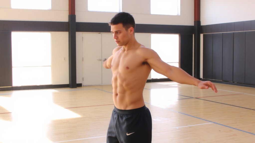 perfect cross body arm swing