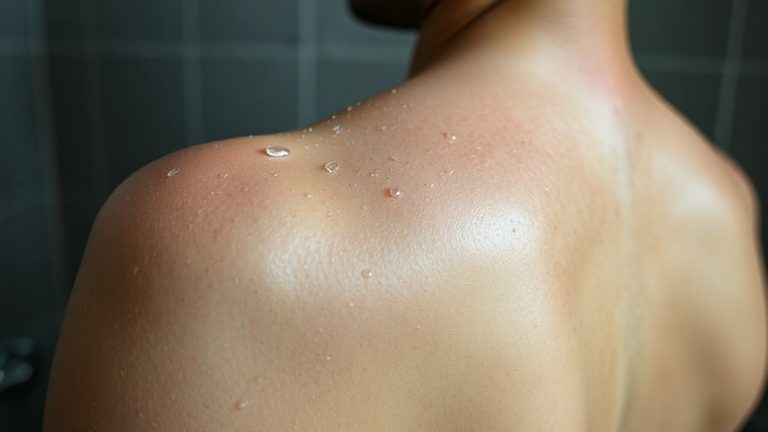 post workout showers affect sleep