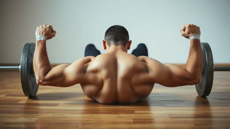 prone eccentric overhead press