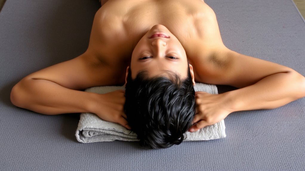 prone position strengthens deep neck muscles