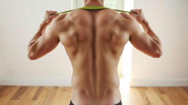 resistance band thoracic breathing exercise