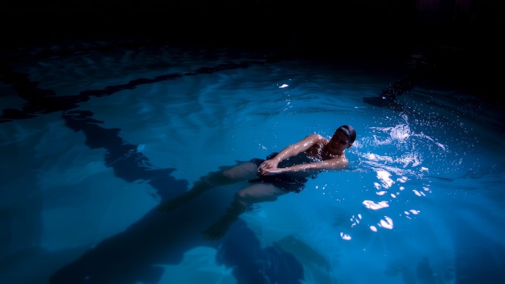 rhythmic swim breathing calms mind