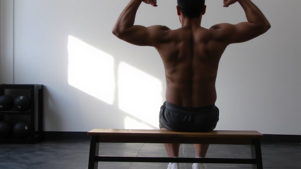 seated arm swings technique