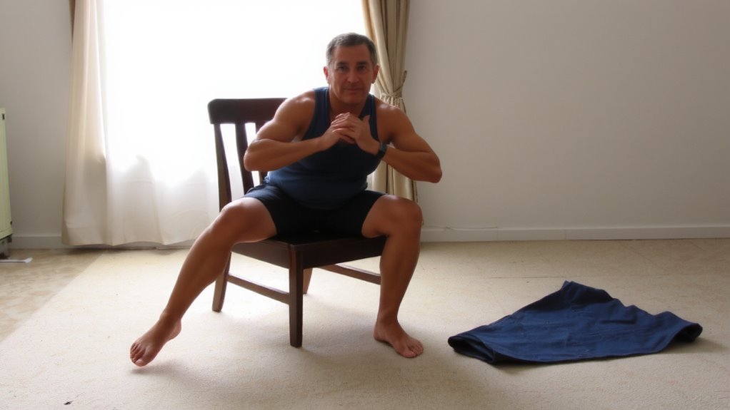 seated knee mobility exercises