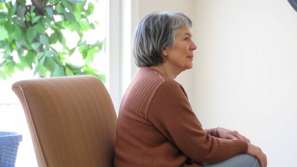 seated spinal twist with support