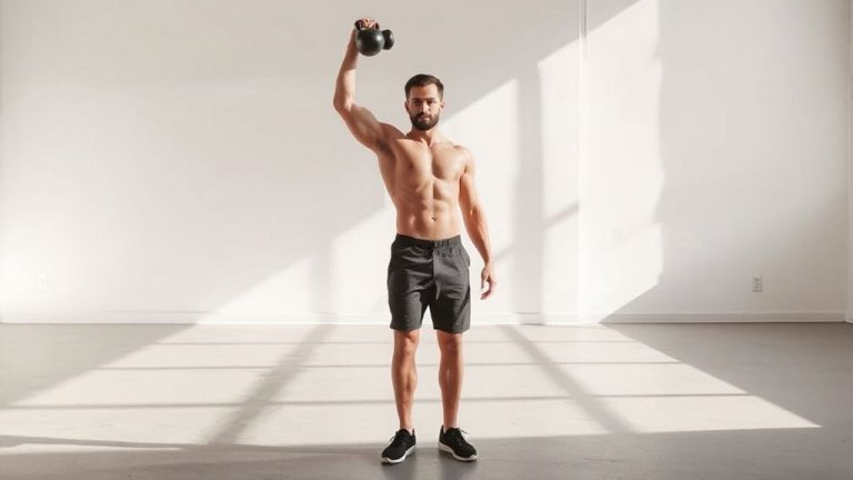 single arm overhead carry