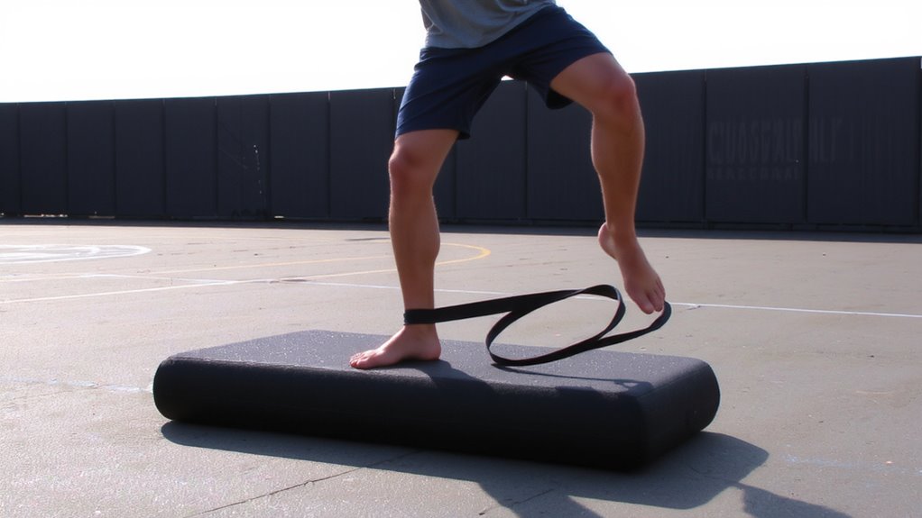 single leg balance training