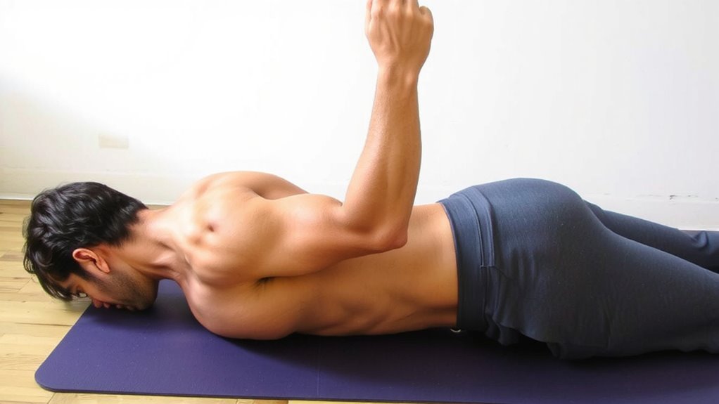sleeper stretch improves capsular flexibility