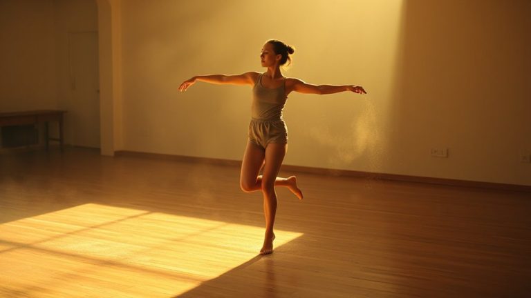 slow motion authentic dance recovery