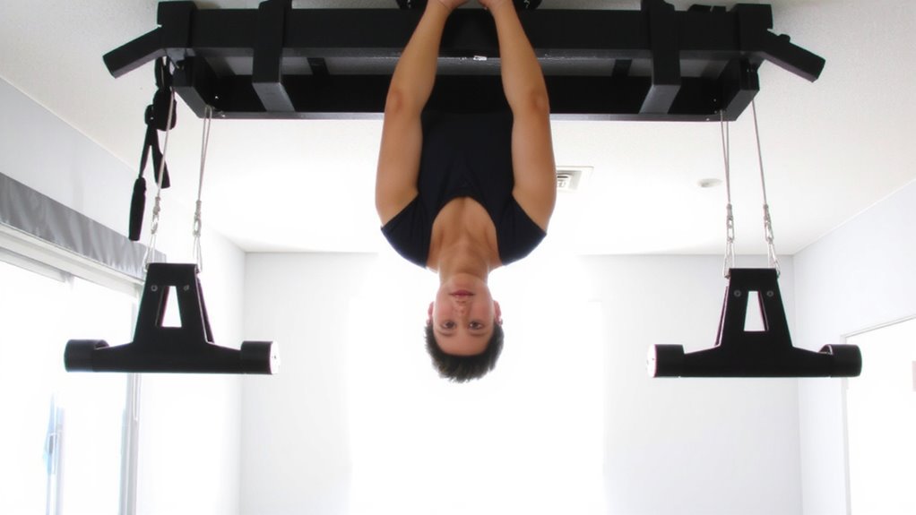 spinal decompression through inversion
